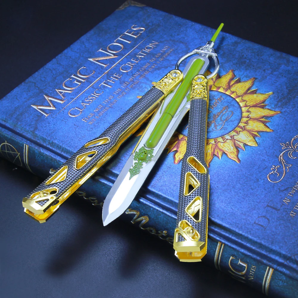 21cmAPEX hero peripheral weapons power kid vertex heirloom butterfly knife  practice folding ornaments toys| | - AliExpress