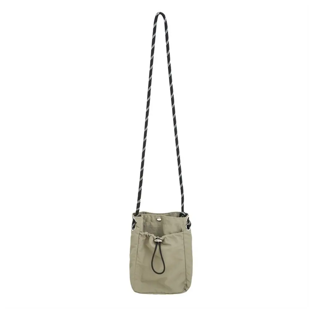 Modische Canvas-Schulter-Crossbody-Taschen, einfarbig, minimalistischer Stil, Handytasche, leichte Messenger-Tasche für den Außenbereich – Detail 9