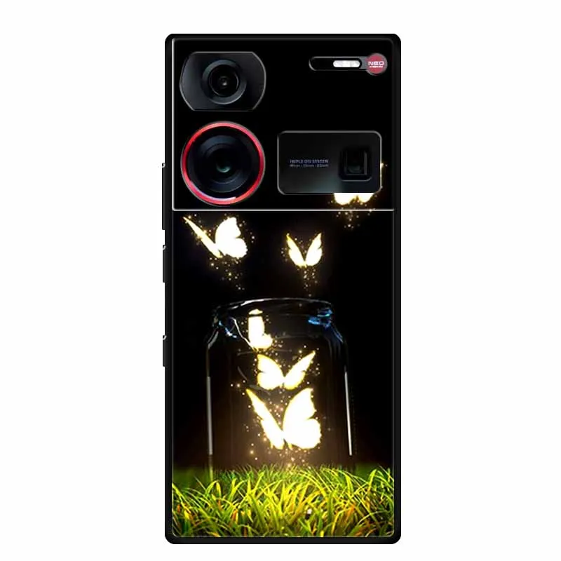 Sleek Black Silicone Soft Back Cover for Smartphones - 6.8 Coque