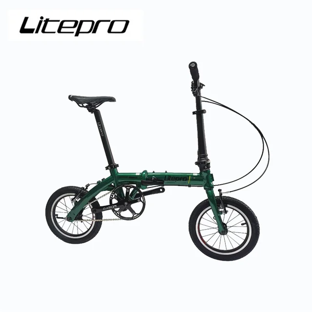 Litepro 14 16Inch Single Speed Folding Bike Aluminum Alloy Mini Outer 3 Speed Bicycle Vehicle 1