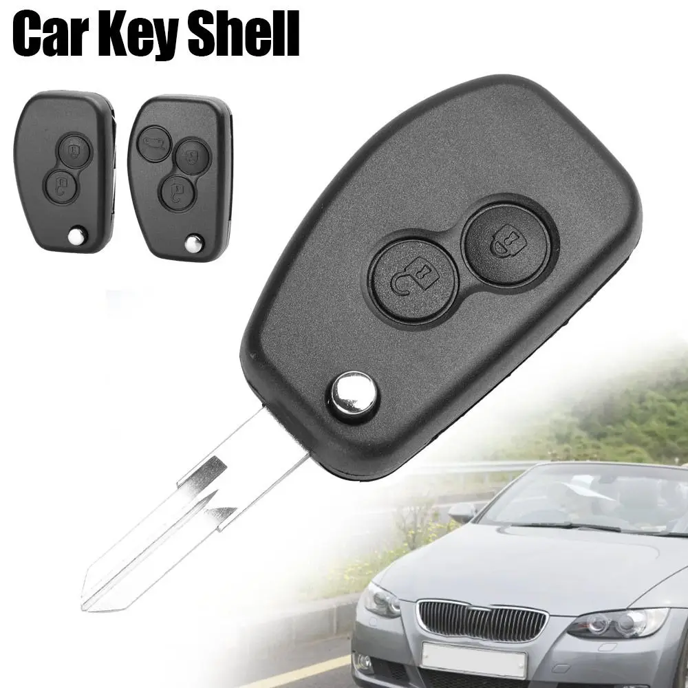 

Modified Remote Car Key Case VAC102 NE72 2/3 Buttons Car Key Shell Flip for Renault/Dacia/Modus/Logan/Clio/Espace/Nissan