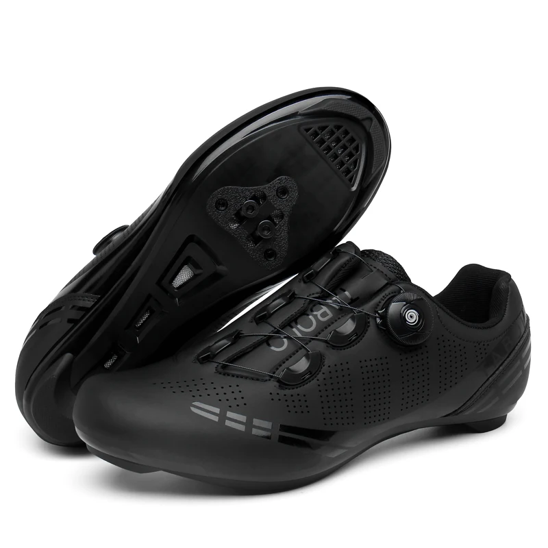 Men's Cycling Shoes Road Bike Shoes Self-locking Cleats Speed Cycling Sneakers Outdoor Racing Route Athletic Bicycle Footwear