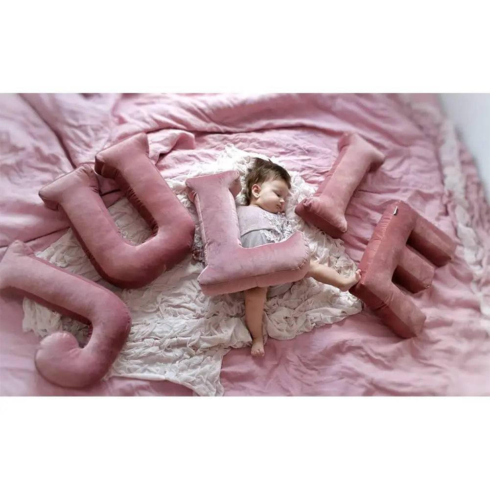 Letter Pillow Girl Birthday Gift Guide Wed Decoration Photo Prop Sofa Bar Home Supply Car Decor Kid Toy Customized Multicolor 3