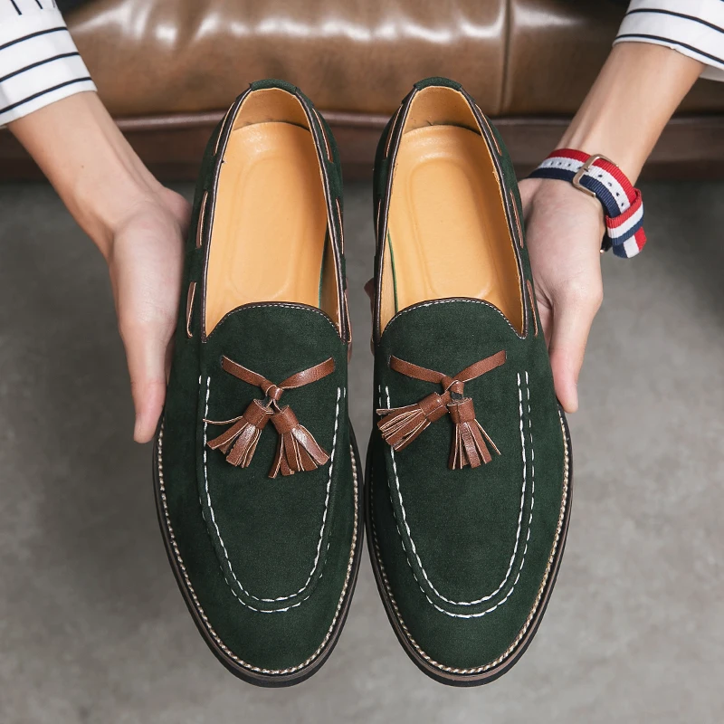 ItalianFashionLeatherShoesMoccasinsForMenMulesBusinessMale