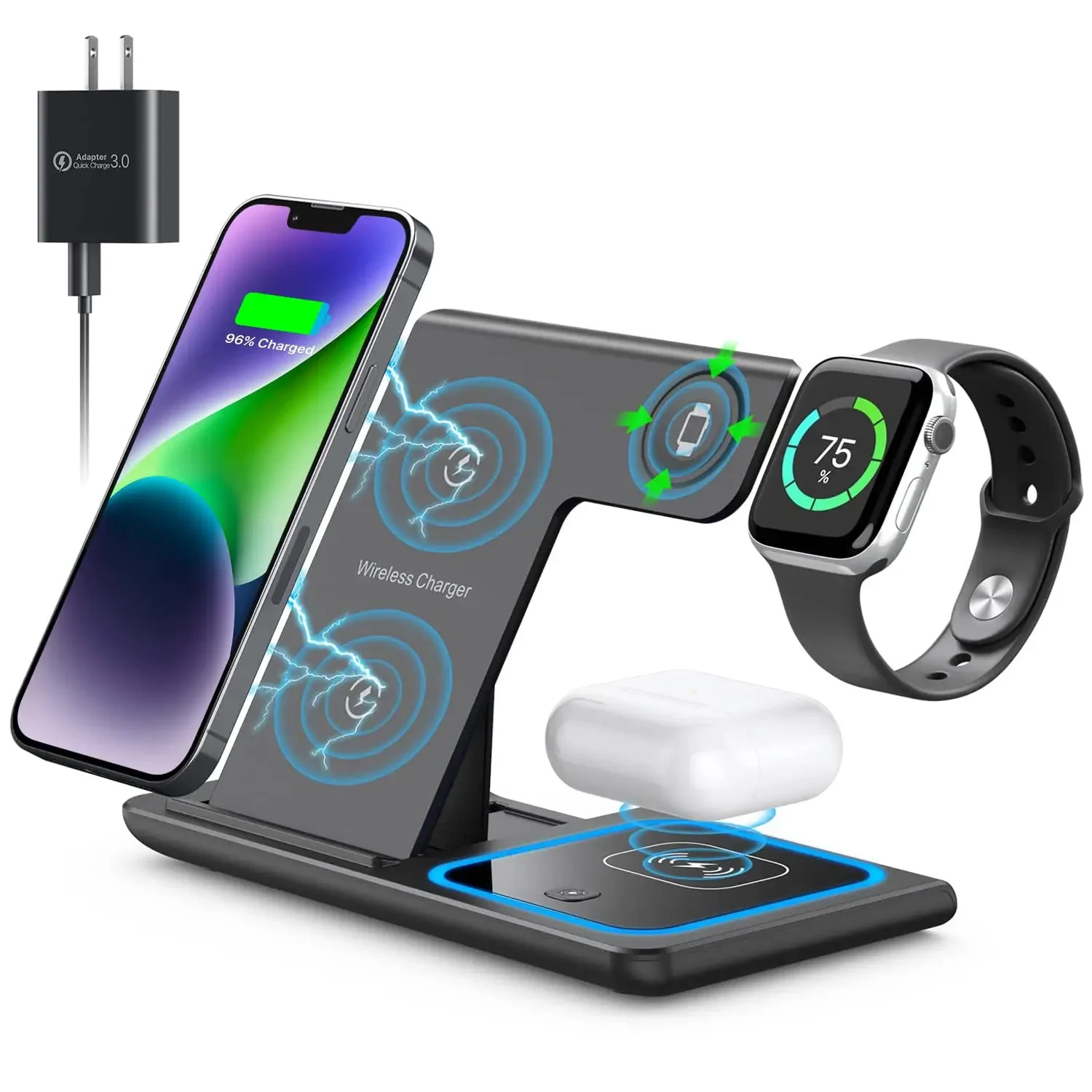 AppleWatchWirelessCharger3in1WirelessChargingStationFast