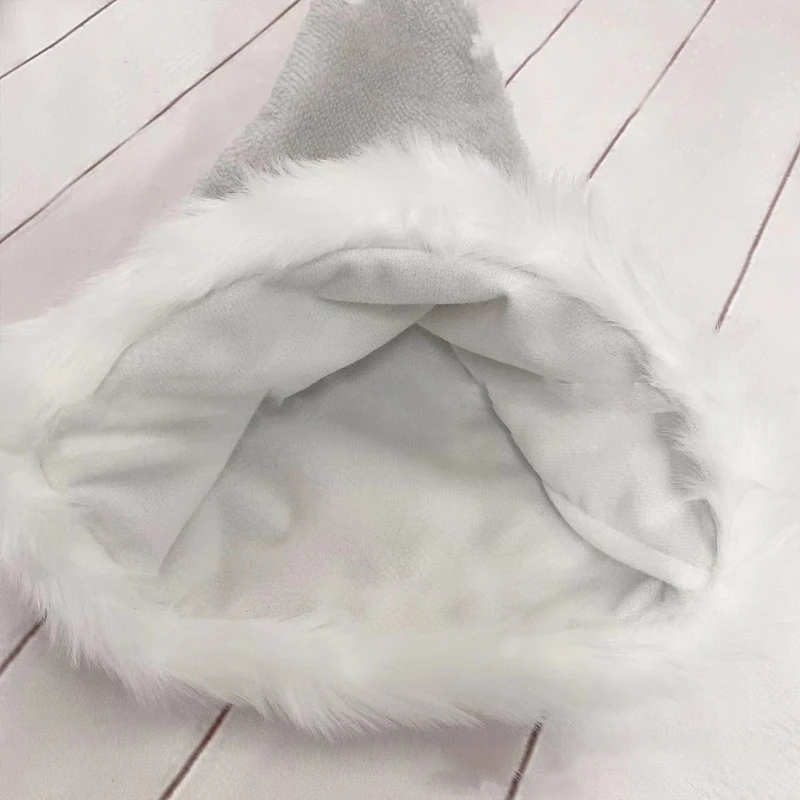 MerryChristmas Santa Short Plush Santa Hat Happy New Year Party Props Hats