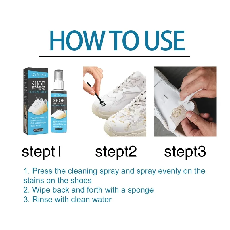 White Shoes Cleaning Gel Clean Whitening Polish Shoe Stain Foam Deoxidizer Sneaker Remove Yellow Edge Oxidizing Sneaker Remove