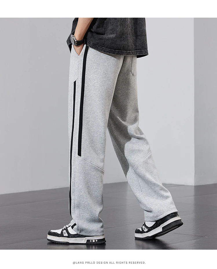 Description Picture 5 of itemSummer Sportswear Men's Wide Leg Long Pants for a Relaxed Look