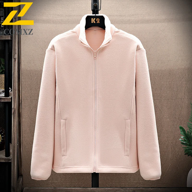 EiAO Jacket Couple's Windproof Waterproof Thermal Double-Sided Outdoor Coat for Hiking Camping Fishing Stand Collar Techwear2025