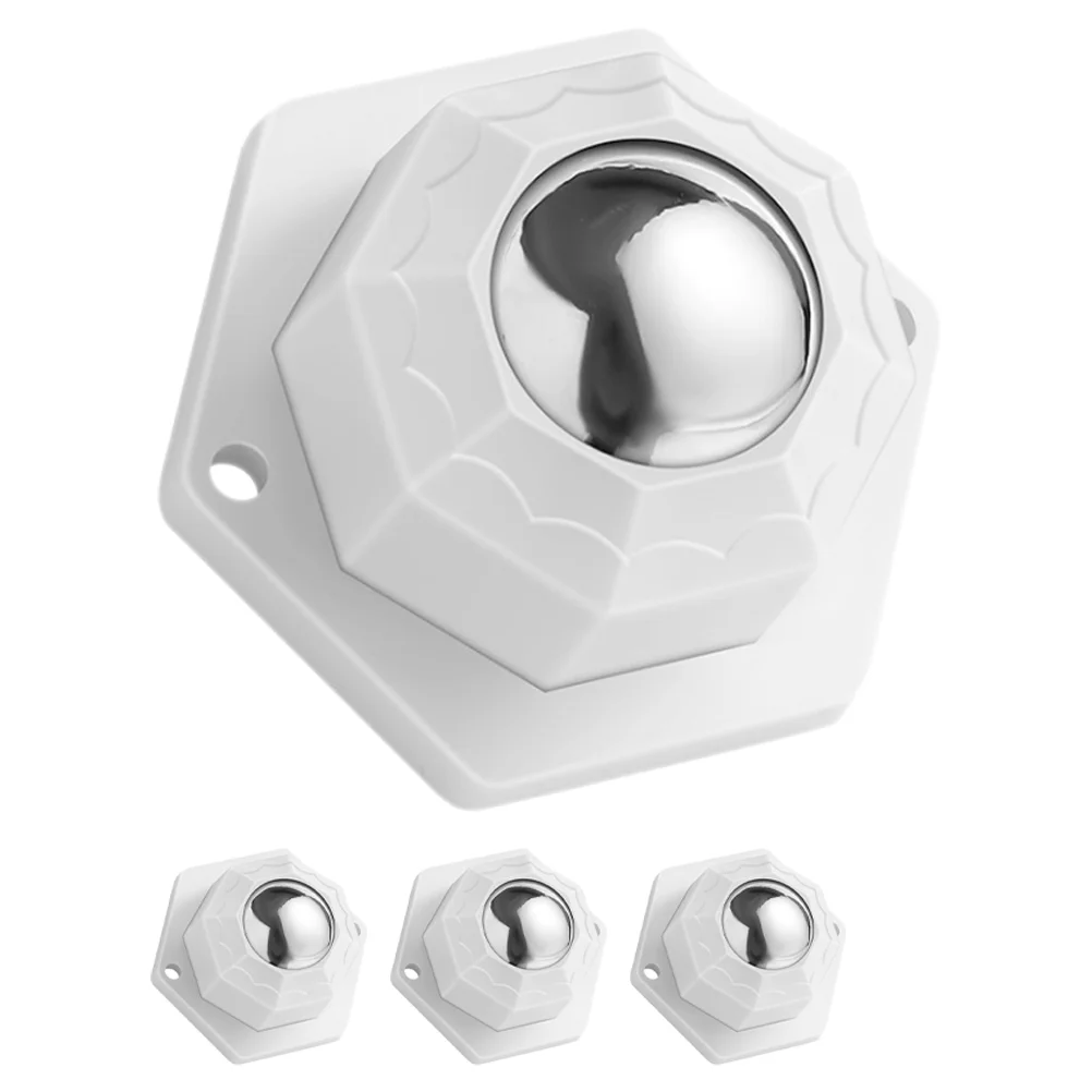 4 Pcs Universal Wheels Appliance Roller Small Rollers Desk Adhesive Swivel Casters for Appliances