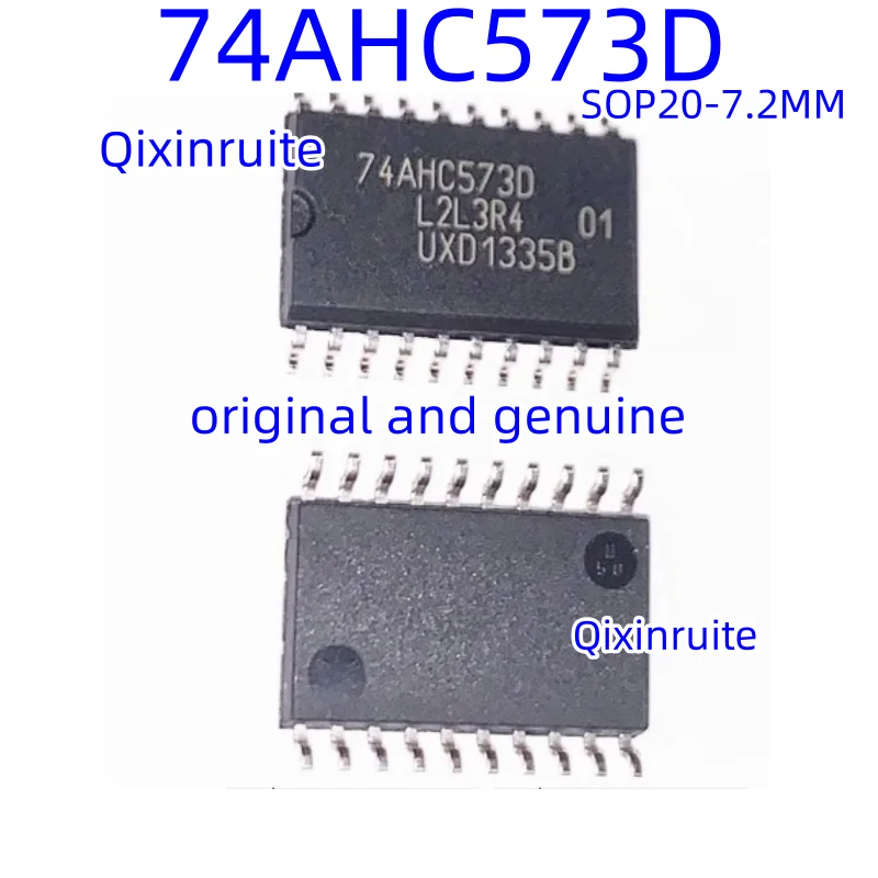 

Qixinruite Brand new original and genuine 74AHC573D,112=74AHC573D SMD SOP20-7.2MM eight-way transparent Class D latch chip IC