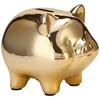 Ceramic Gold Pig Piggy Bank Cute Coin Piggy Bank Creative Home Furnishings Lucky Pig Decoration 6
