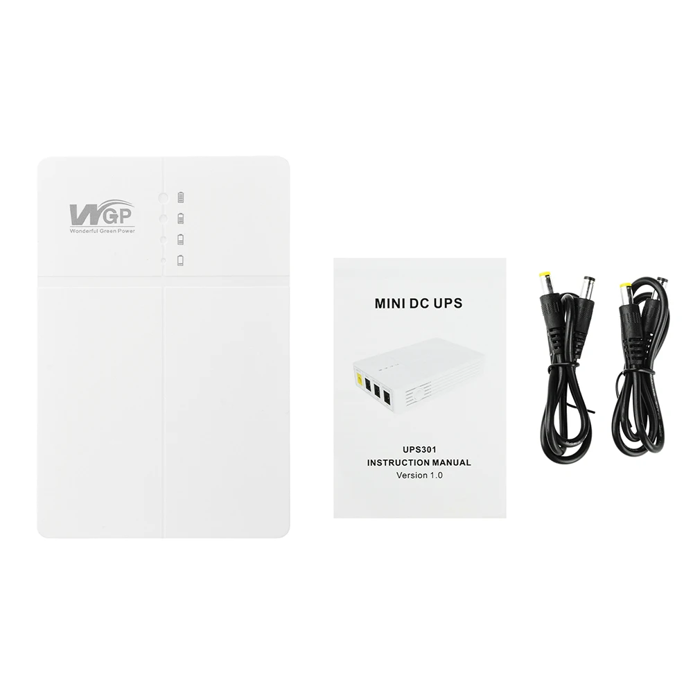DC 9V 12V Router UPS Kesintisiz Güç Kaynağı 7800mAh Modem Ev Ofis Acil Kullanım için Büyük Kapasiteli Yedek Güç Bankası