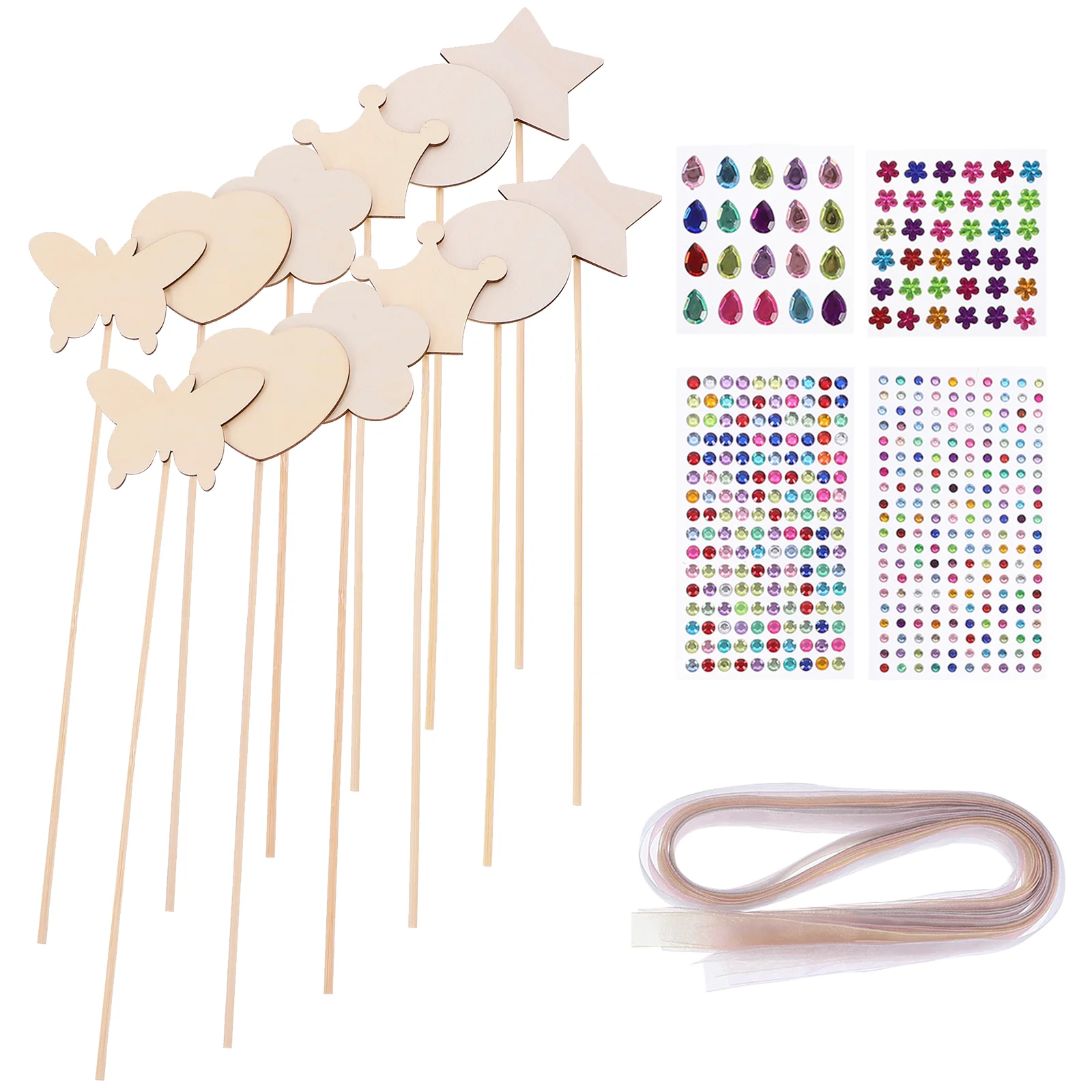 

1 Set Unfinished Wooden DIY Wand Sticks Fairy Wood Wands Cosplay Accessory