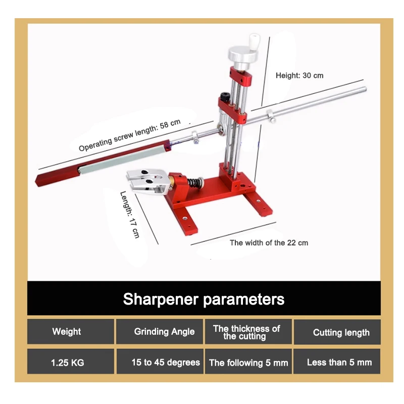 Aluminum Alloy Fixed Angle Sharpener Reversible/Adjustable Household Professional Stone Polishing Machine Planer Blade