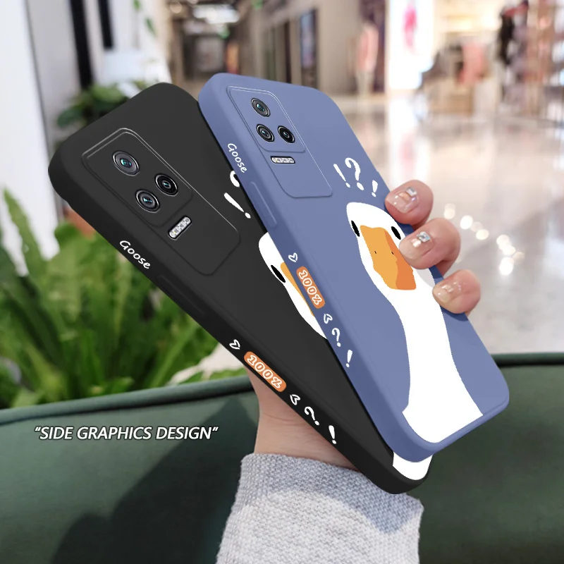 Doubtful Duck Liquid Silica Phone Case Cover