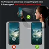 3-in-1,Airbag Case + Privacy Glass for Samsung A55 5G Soft Clear Shockproof Silicone Phone Cases Samsung Galaxy A55 Cover A55 5G 2