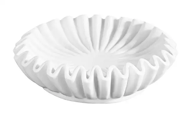 Elevate Your Decor with the Decorative Ruffle Bowl