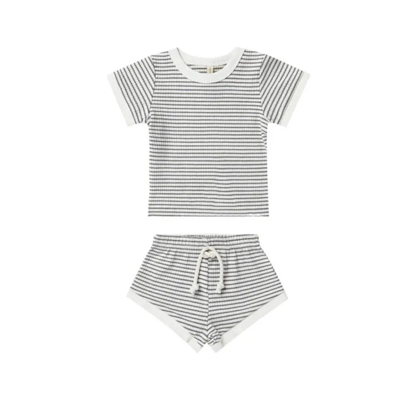 baby outfit matching set 2022 Summer Baby Clothes Set Cotton T Shirt Shorts 2PCS Baby Girl Outfit Sets Casual Toddler Clothing Set for Kids Boys baby's complete set of clothing