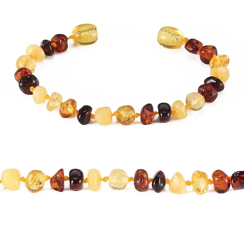 Baltic Amber Teething Bracelet/anklet For Baby Simple Package 10