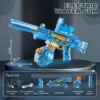 2024 Summer Automatic Electric UMP45 Submachine Water Gun Fights Toy Water Outdoor Beach Swimming Pool Toys Adult Kids 2