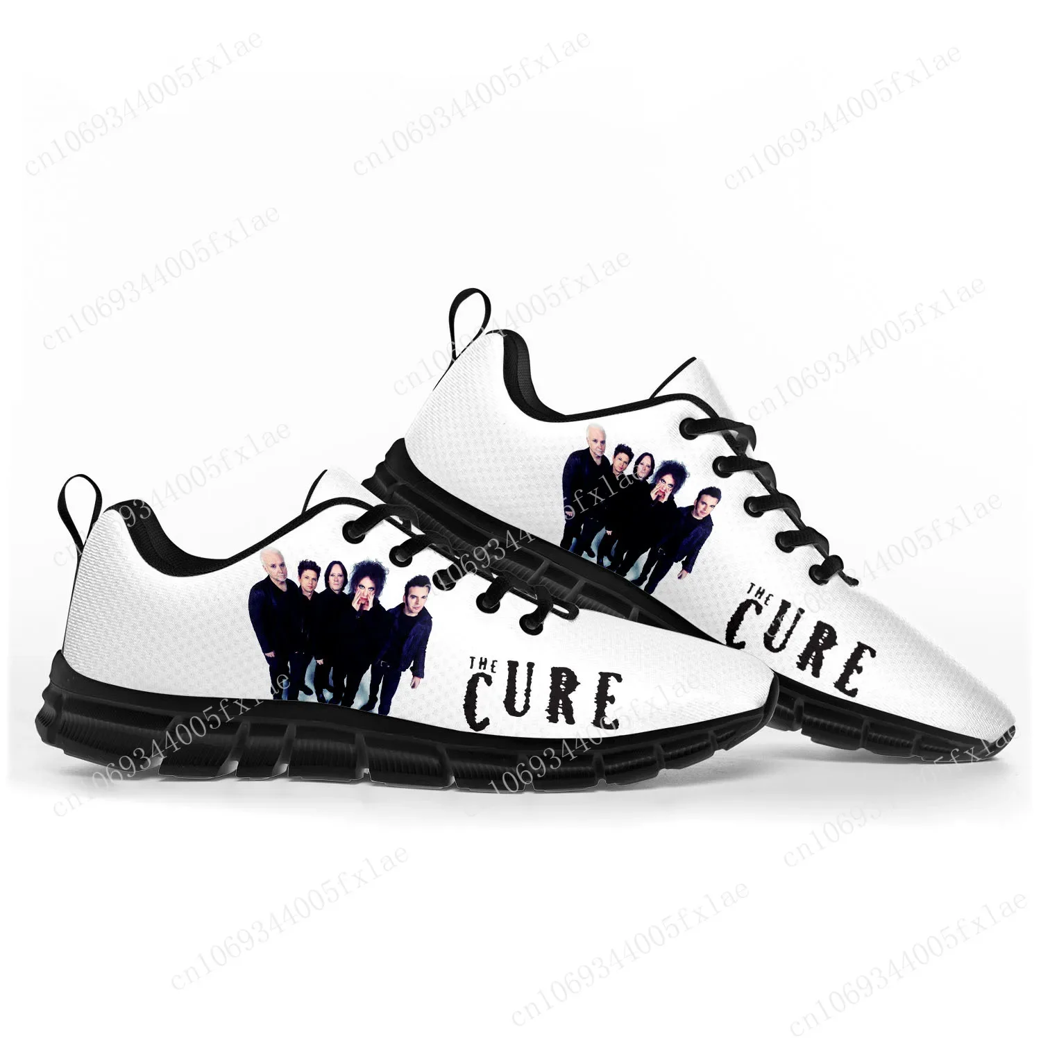 

Cure Rock Band The Robert Smith Sports Shoes Mens Womens Teenager Kids Children Sneakers Custom High Quality Couple Shoes Black