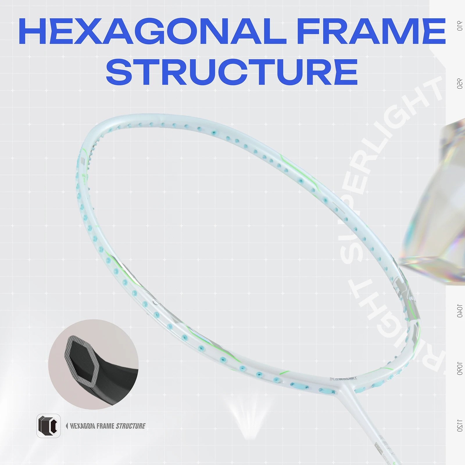 Kawasaki 6U Super Light α Badminton Racket 2025 Brand New Head