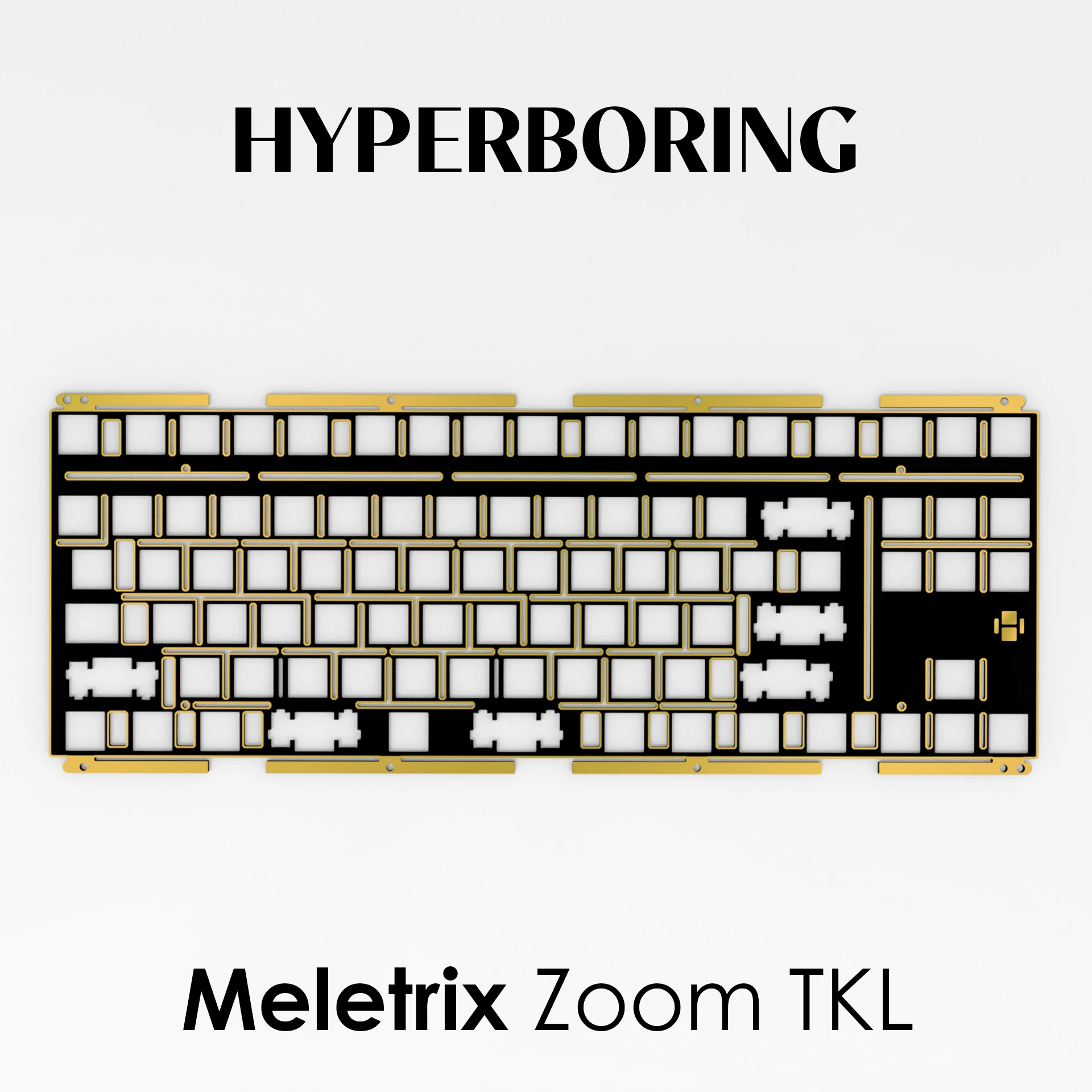 Meletrix ZOOM TKL 試打のみ PVD＋内部配重 真鍮PC FR4 Meletrix ZOOM TKL 試打のみ PVD＋内部配重 真鍮PC FR4 - メルカリ
