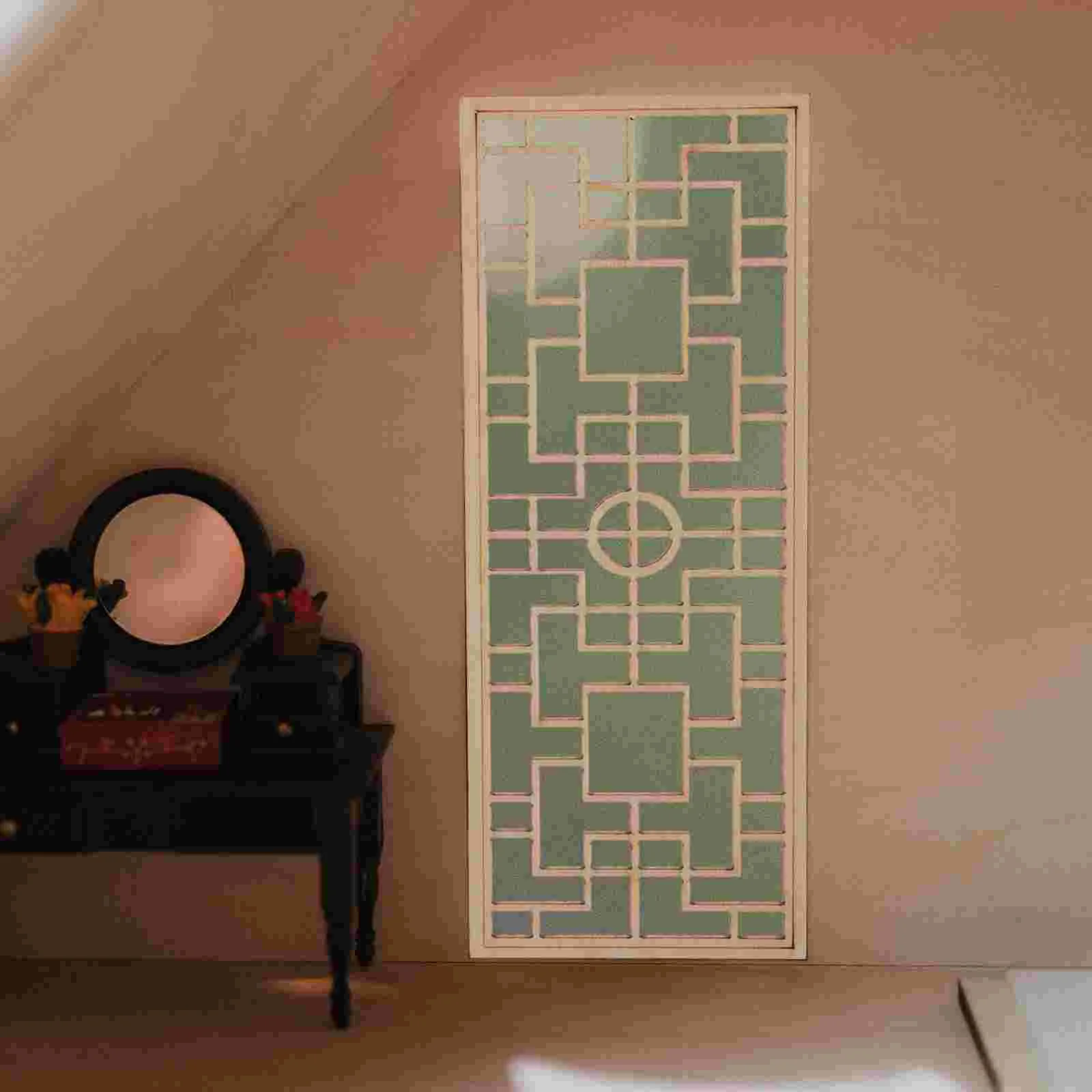 

5 Pcs Furniture House Screen Bathroom Decorations Zen Garden Accessories Wood Desktop