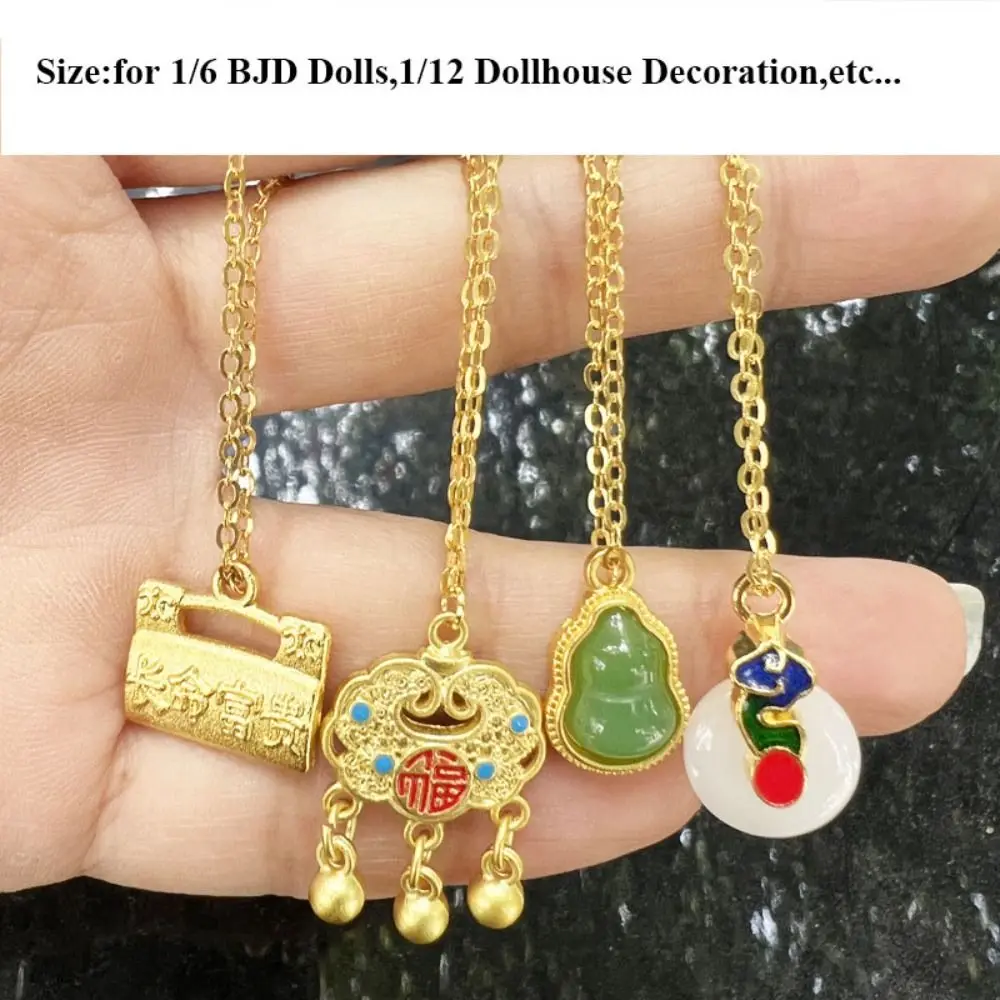 4 Styles Doll Fashion Necklaces Clothes Accessories Doll Toys Party Necklaces Baby Girl Gift