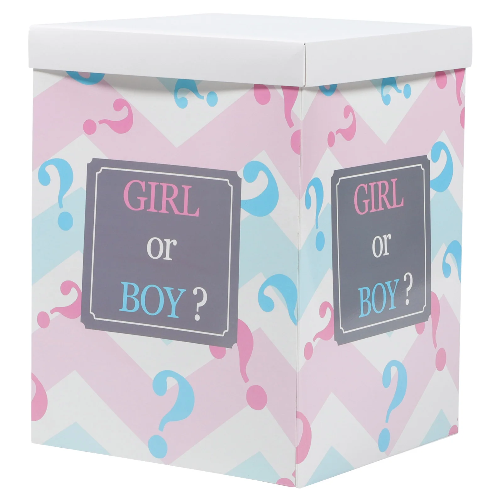 

Paper Balloon Box Paper Decorative Balloon BOY or GIRL Gender Reveal for Baby Shower Happy Birthday Wedding Party Decorations