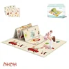 Activities mat for baby Outdoor Camping Mat Foldable Play Mat Double-Sided Cartoon Pattern Waterproof Carpet Easy to Carry 2