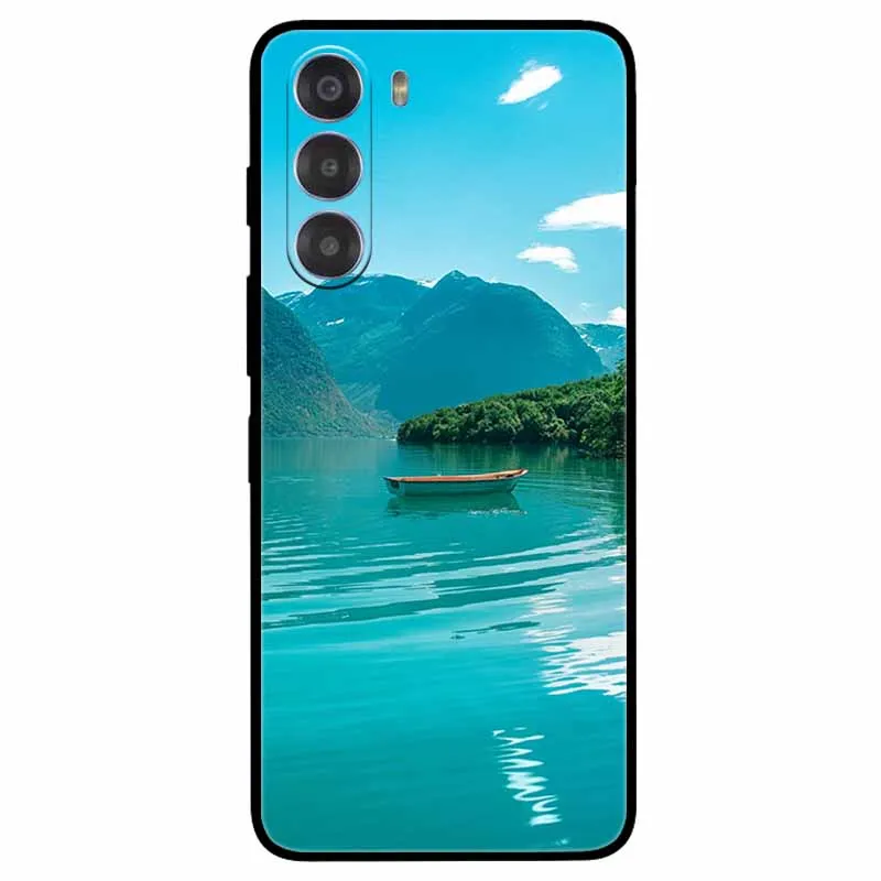 Cute Cartoon Soft TPU Silicone Phone Case - Painted Cat Design