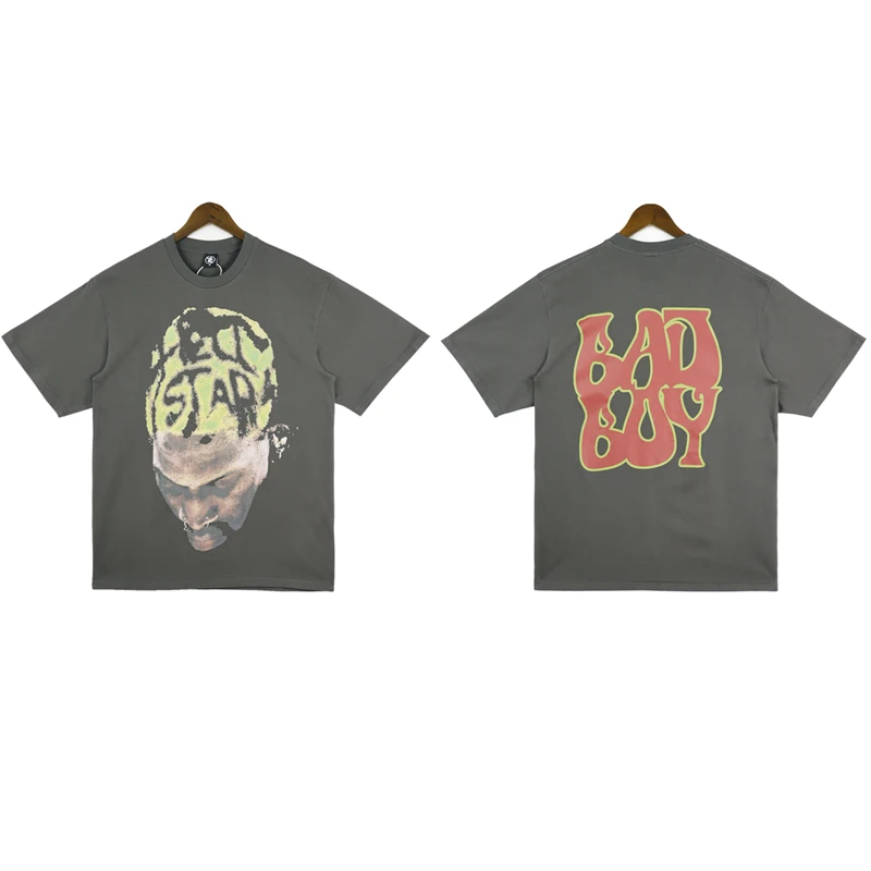 

New Hellstar Studios Rodman T-Shirt Men Women Short Sleeve Tee Top harajuku