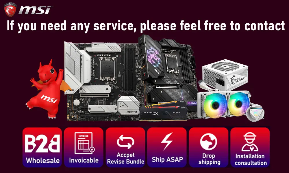 MSI-CPUマザーボードキット,amd ryzen 7 7700および32GB, 16 GB x 2 