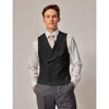 Double Breasted Men's Vest for Wedding Party Dress Vest Man Formal Shawl Lapel Gentleman Vests for Grooms Suits Waistcoat Male 5