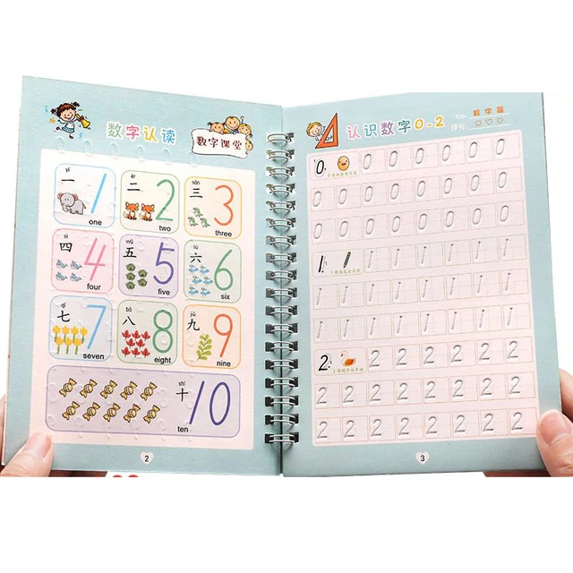 Cuaderno De Práctica De Escritura Para Adultos Y Niños, Cuaderno De  Caligrafía En Inglés, Ejercicios, Palabras, Letras, Práctica De Caligrafía,  3 Uds. - Cuaderno - AliExpress