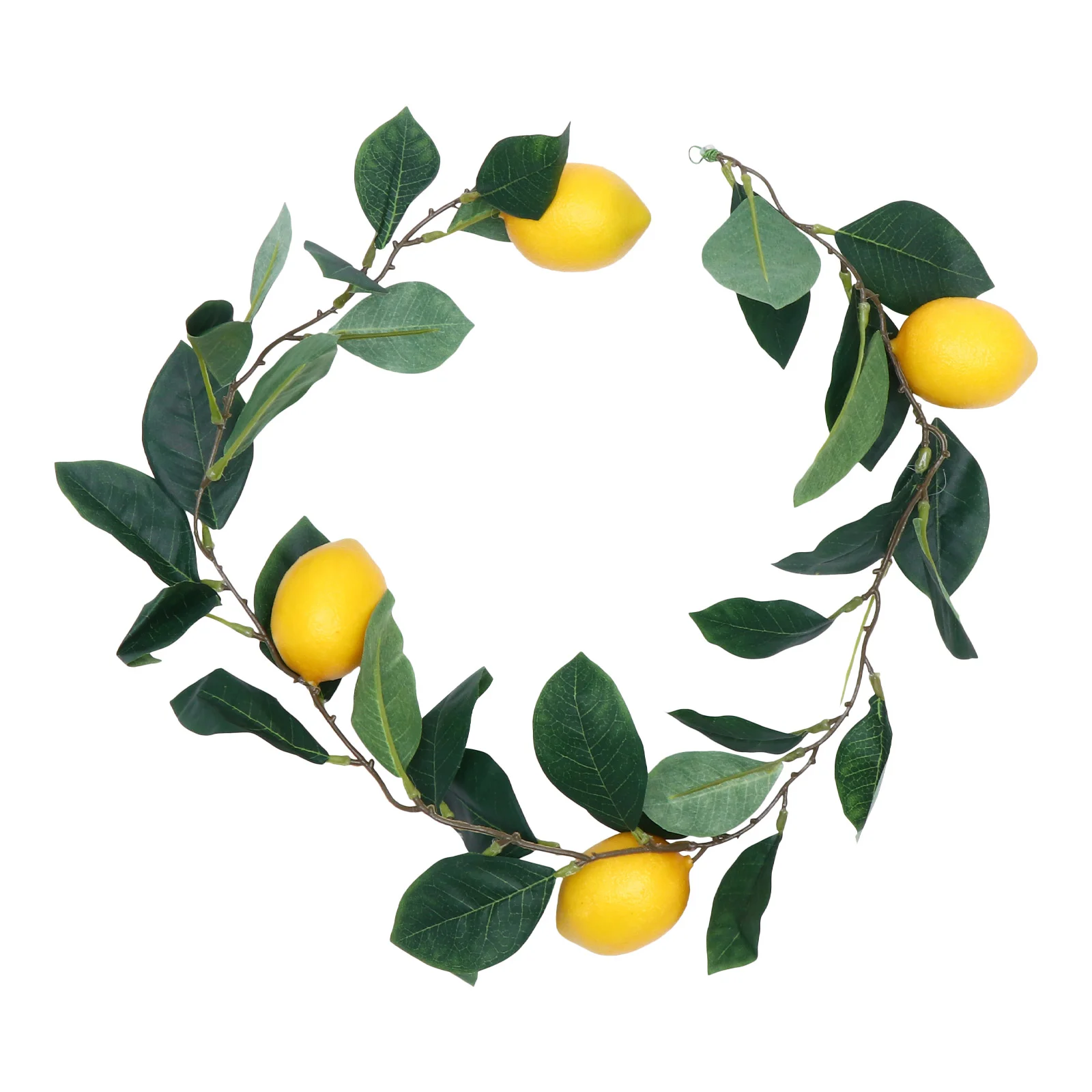 

Simulation Lemon Rattan Hanging Plant Simulated Ornament Decor Silk Cloth Adornment