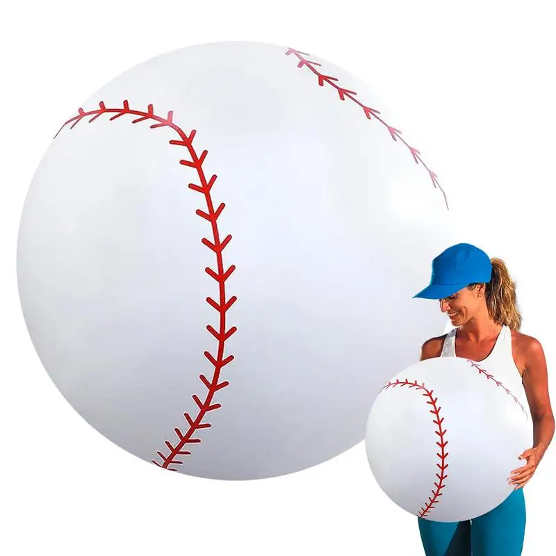 

Inflatable Baseball Ball Jumbo Beach Children's Inflatable Football Toy PVC Inflatable Pool Balls for Baseball Parties Carnival