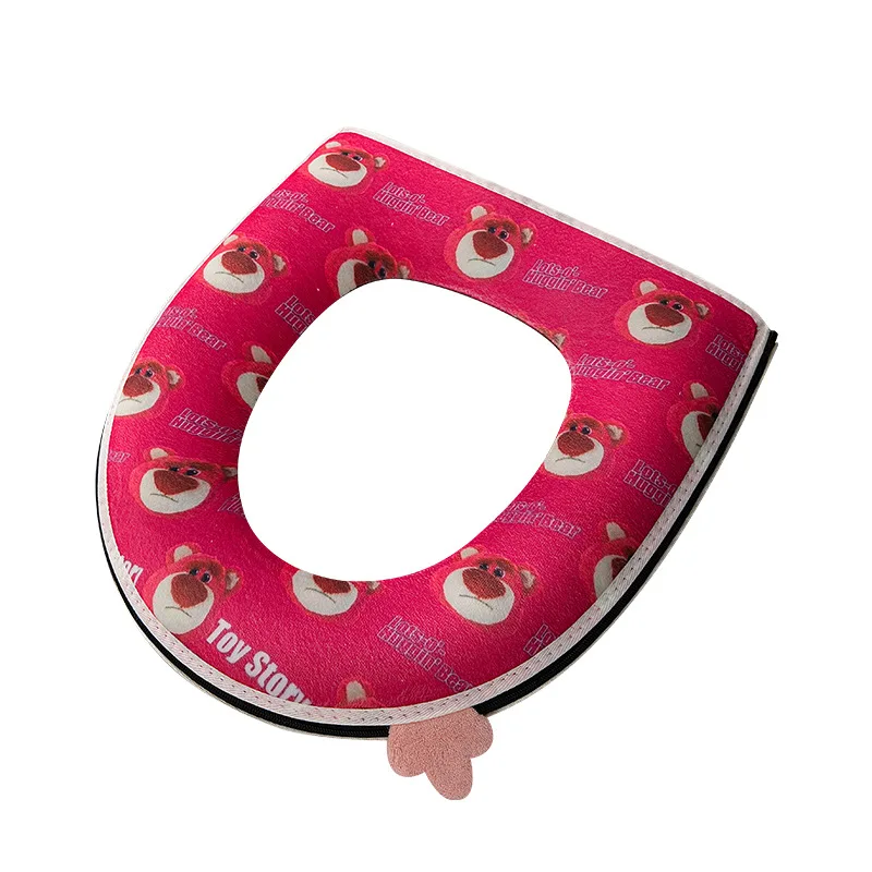New Universal Toilet Seat Cover Autumn Winter Toilet Mat pad soft High quality Warm WC Case Washable Closestool Cushion for Home 6