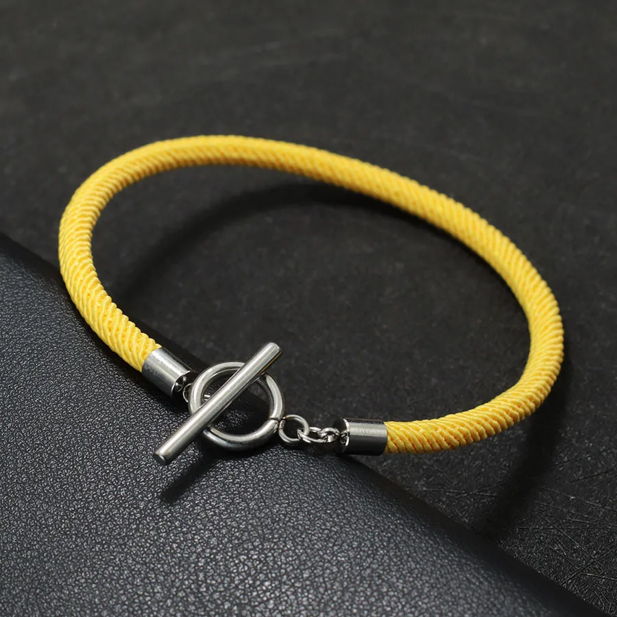 Red Thread Bracelet Men Women 4mm Fabric String