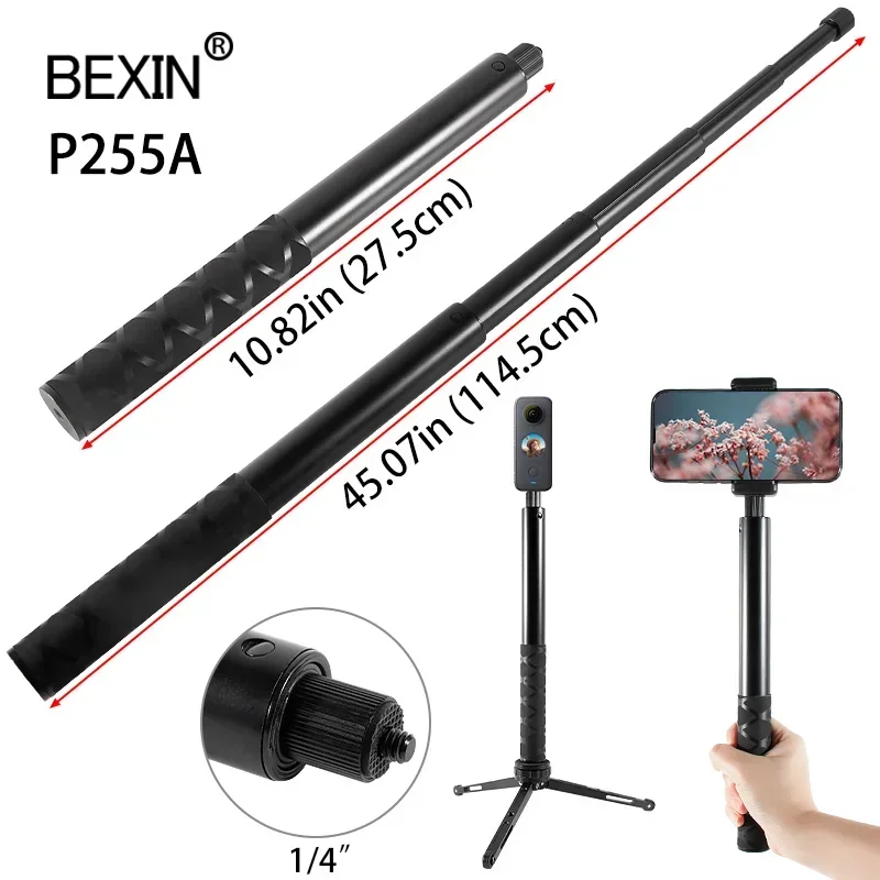 Prolunga Per Treppiede Selfie Stick Per Dji Om 5 Osmo Mobile 5 4 3 Fotocamera Cardanica Feiyu Zhiyun Smooth Moza Mini Isteady Accessori