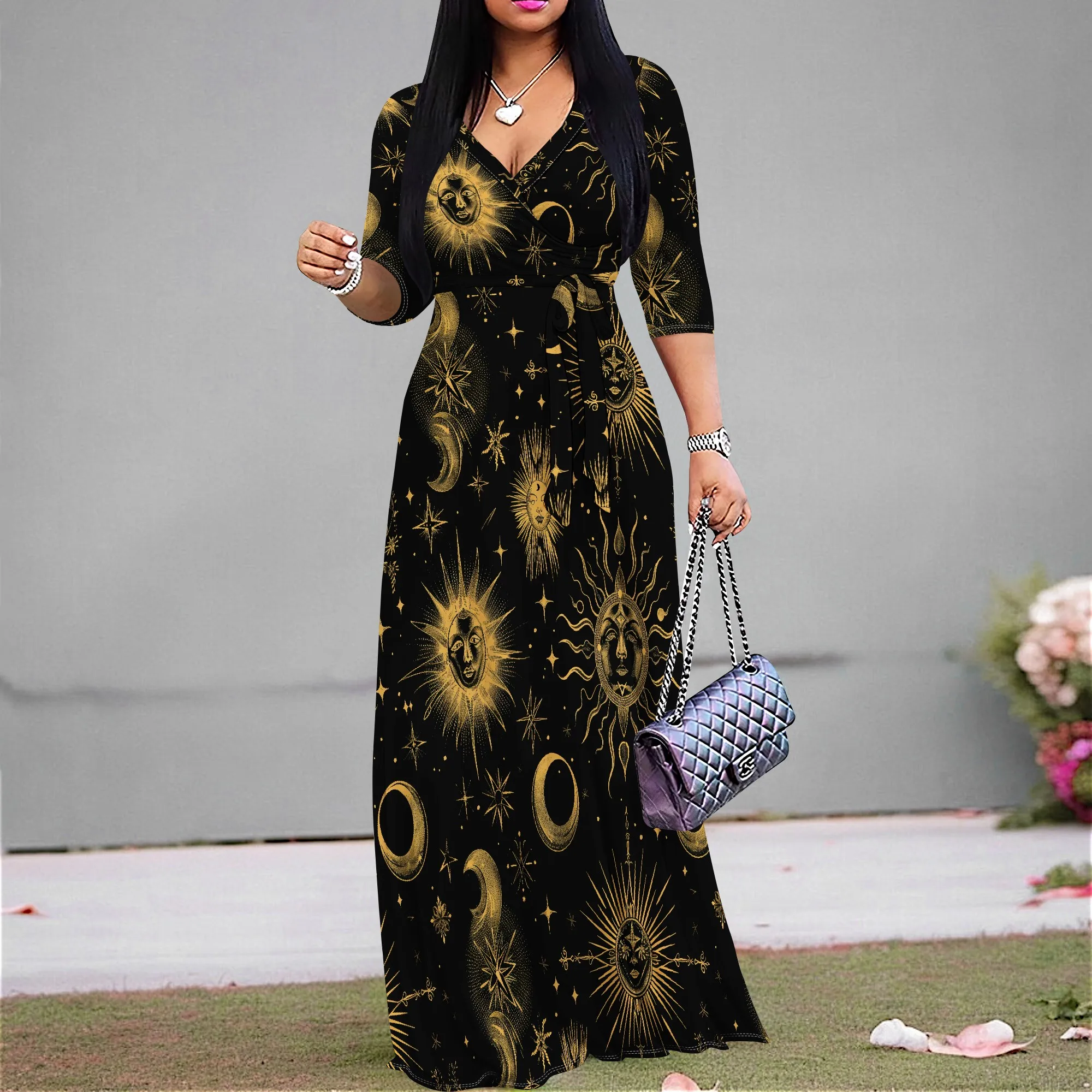 Tali Shaping Dress in Celestrial Bloom