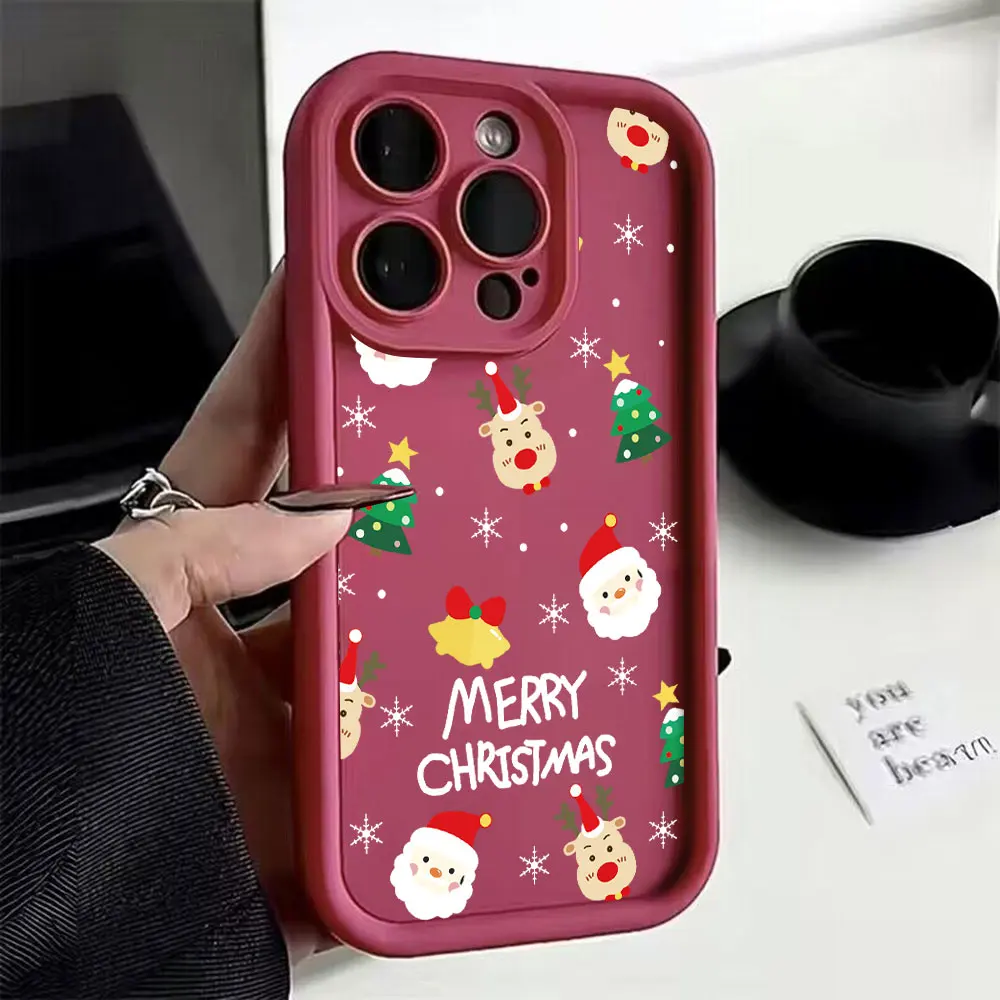 Festive Santa & Friends Christmas Phone Case - Holiday Edition Cover