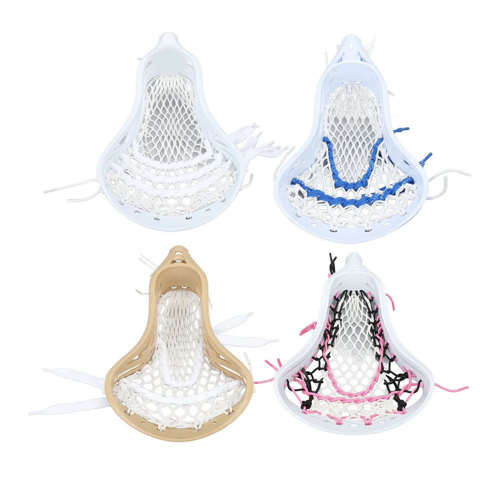 Head Easy Hitting High Strength Strung Stick Heads Wear Proof Easy To Install For Competition