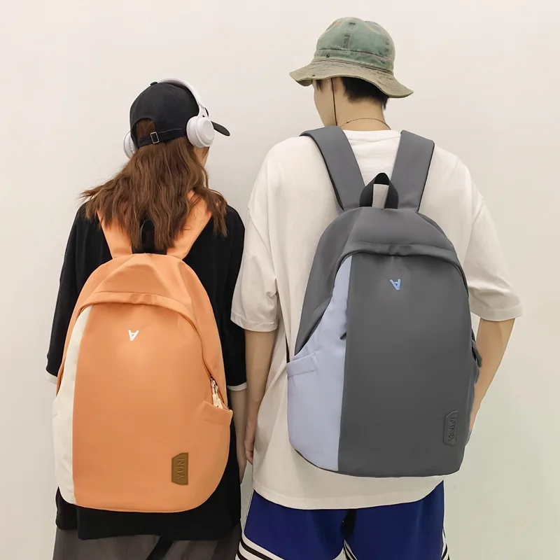 Korean Style Trendy Cool Sports Backpack Girls' Junior High School Student High Schoolbag Men's Large Capacity Travel Backpack