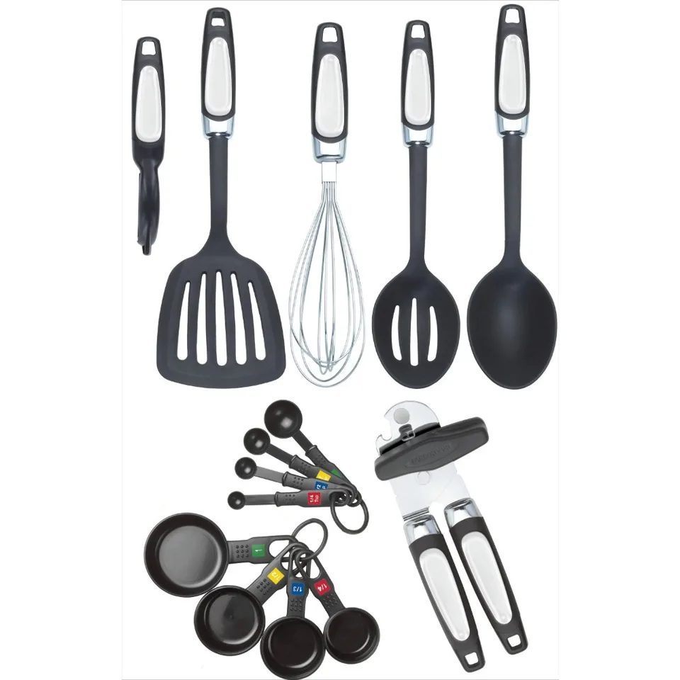 Professional 14 Piece Kitchen Utensil Set Black