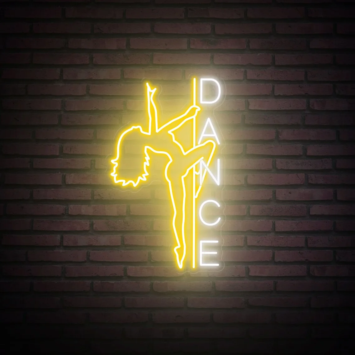 Dancer Neon Sign, Pole Dancing Neon Sign, Dance Studio Decoration, Dance Party Home Bedroom Decor, Gift for Her