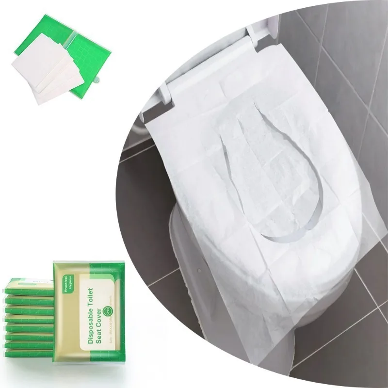 Disposable Toilet Seat Pad Portable Travel Hotel Bathroom Biodegradable Waterproof Toilet Seat Pad Toilettes Accessoires Cheap