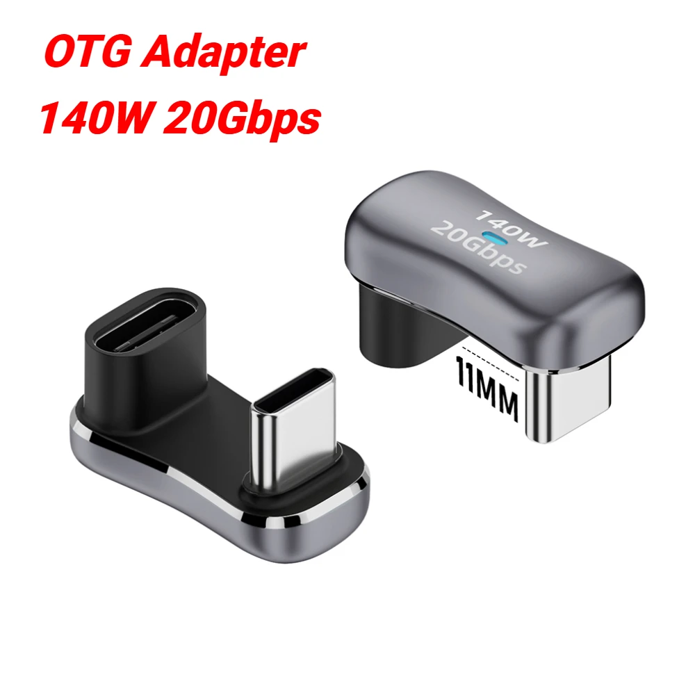 For-Steam-Deck-USB-C-Male-To-Female-Extension-Connector-180-Degree-U ...